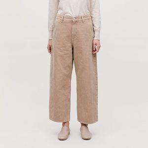 COS Barrel Leg Jeans in Sand